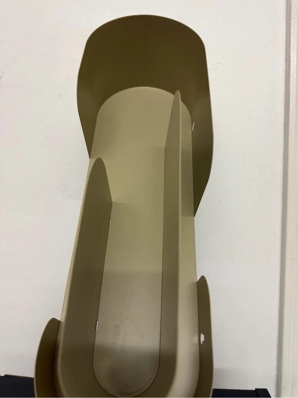 Wall-Mounted Organizer Shelf in Cream